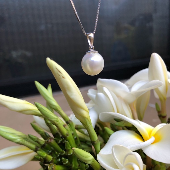 12-12.5mm Collection White South Sea Pearl Charm - Picture 2 of 3